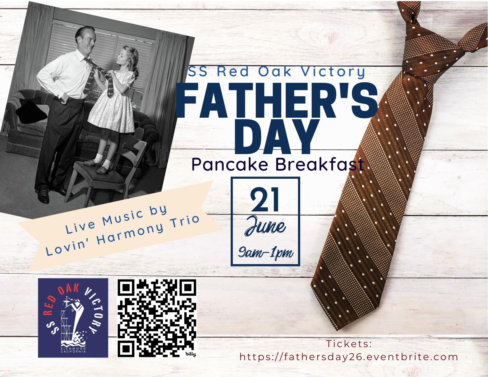 Father’s Day Pancake Breakfast postcard