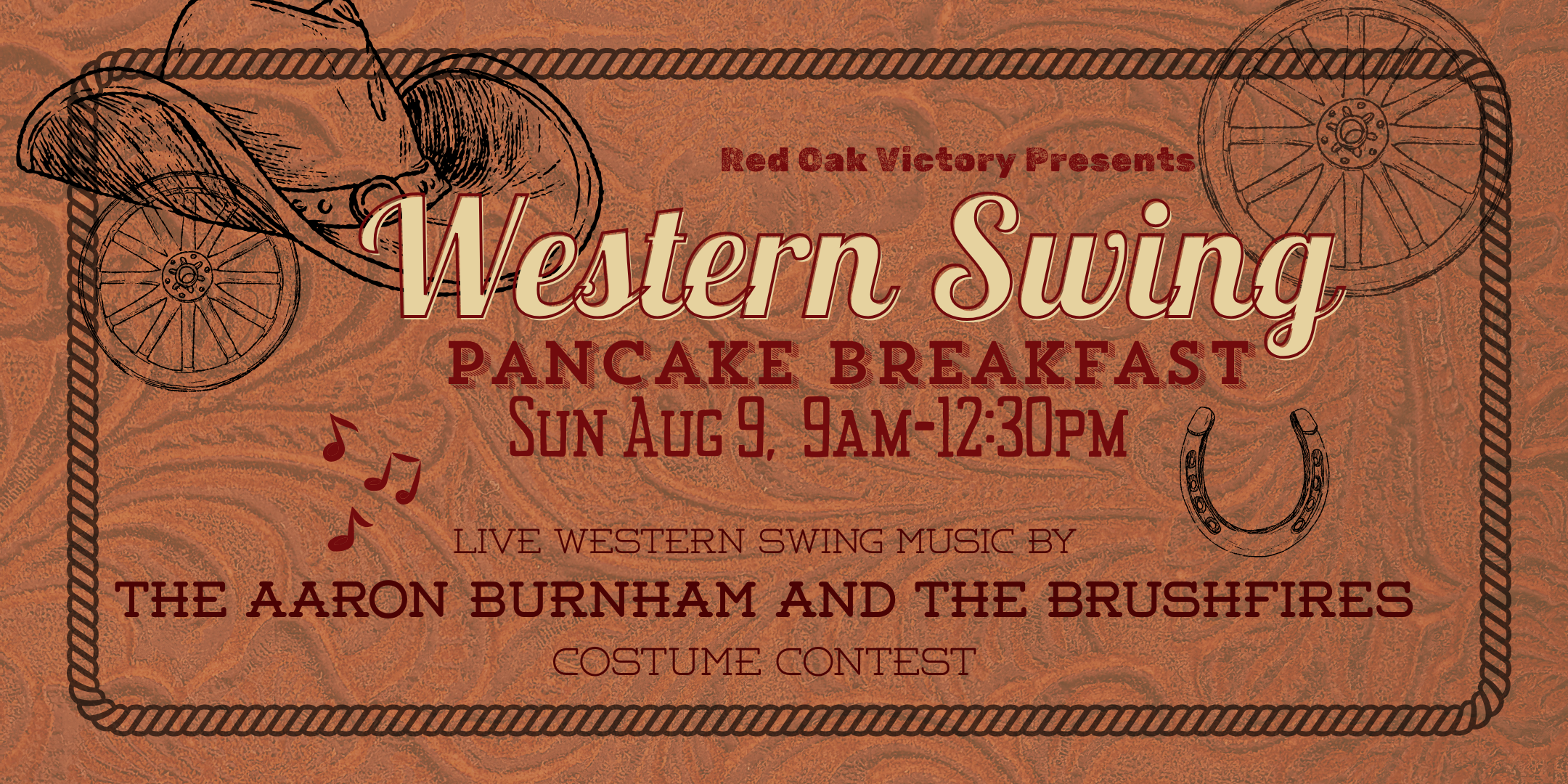 Western Swing Pancake Breakfast banner
